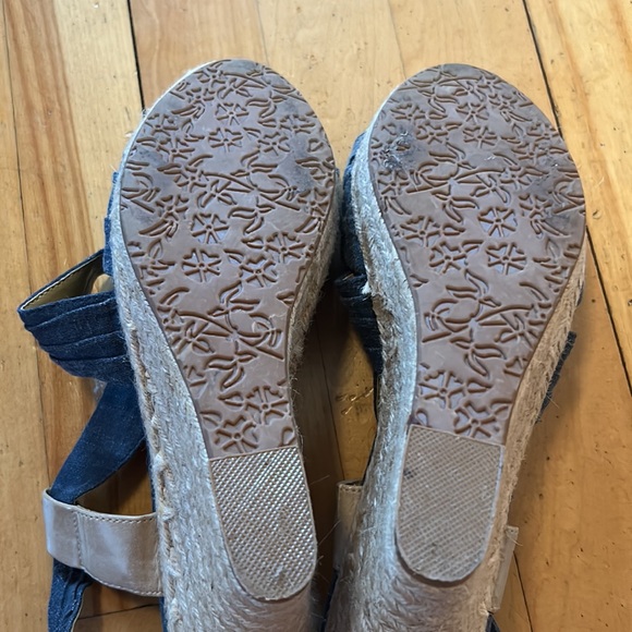 🛑sold🛑James & Jules size 9 espadrilles wedge heel sandals - Picture 6 of 6